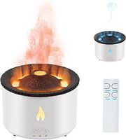 Volcano Essential Oil Diffuser 300ml Humidifier with Flame & Volcano Mist Mode 2 Colors