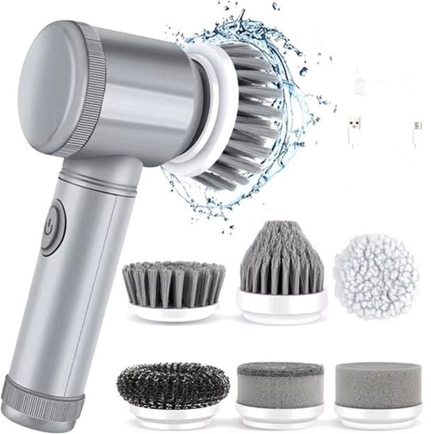 Multi-functional Electric Cleaning Brush for Kitchen and Bathroom - Wireless Handheld Power Scrubber